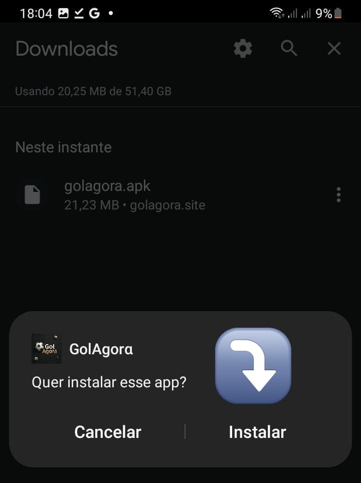 Passo 5 — Instalar e abrir